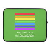 Acceptance Has No Boundaries Laptop Sleeve